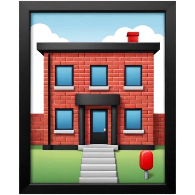 A red pill house  emoji