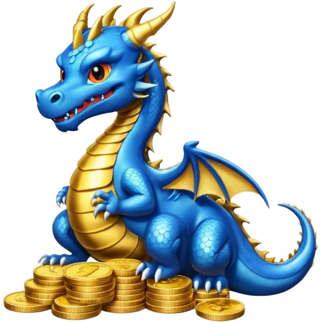 strack coins blue dragon emoji