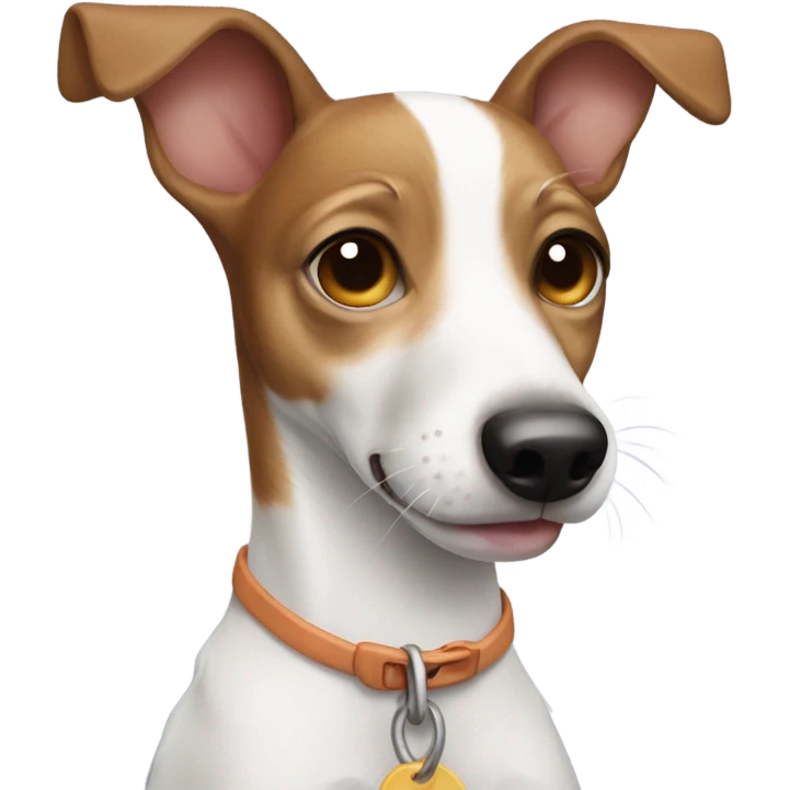 Tired rat terrier emoji