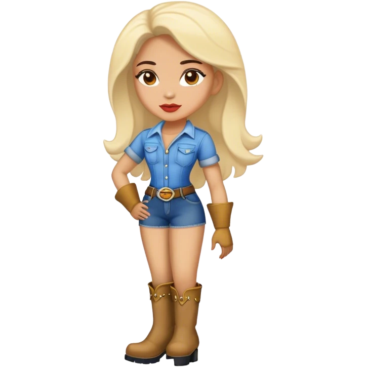 Big bootl Latina  emoji