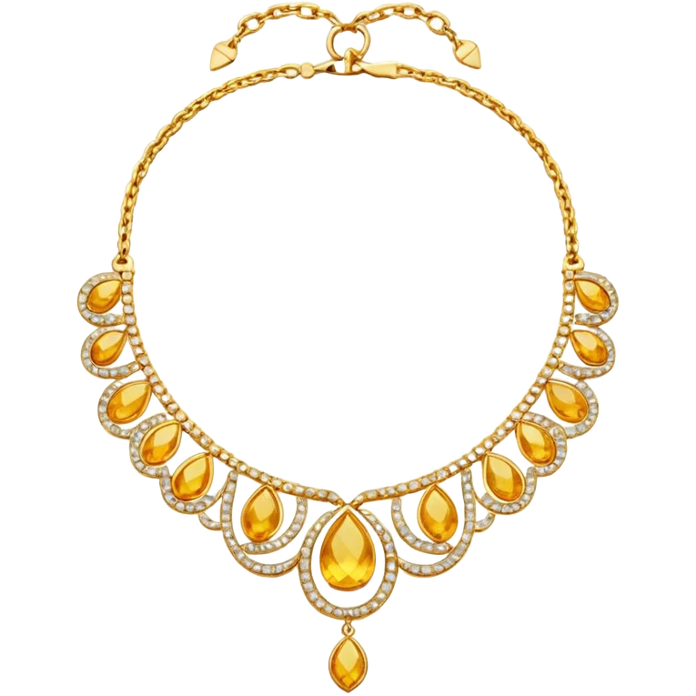 create a golden necklace emoji  the most attractive any one or all of them ill choose it should be fully golden emoji
