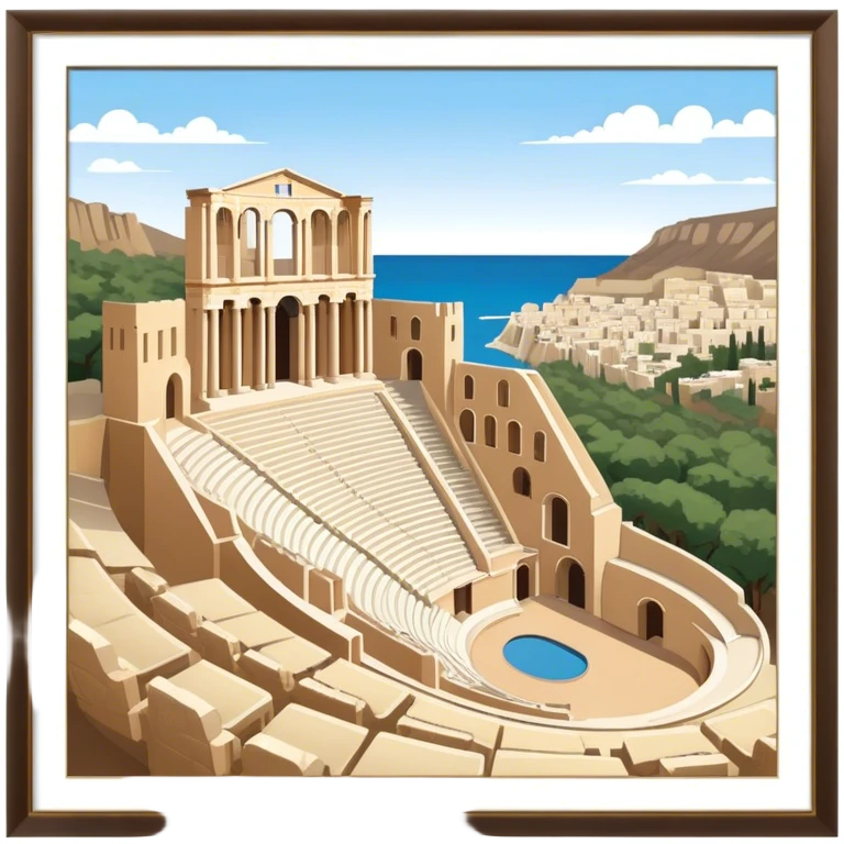 Cinematic Realistic Odeon of Herodes Atticus Emoji emoji