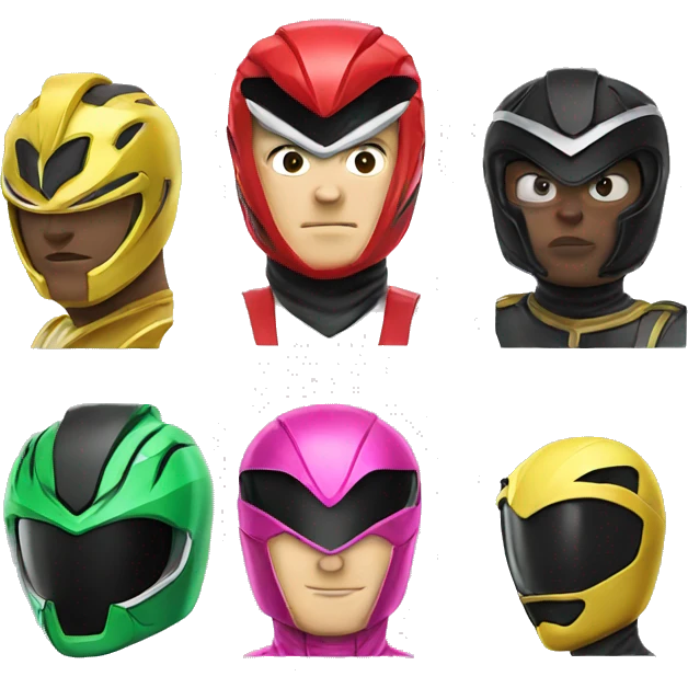 power rangers emoji