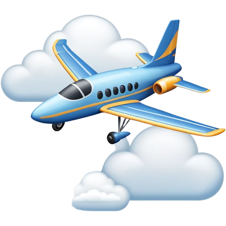 An icon featuring a remote-controlled model airplane soaring through the sky and clouds, with a detailed transmitter in the foreground. The sky is clear with motion lines showing flight. Transparent background emphasizes the precision, creativity, and joy of aeromodelling as a sport. emoji