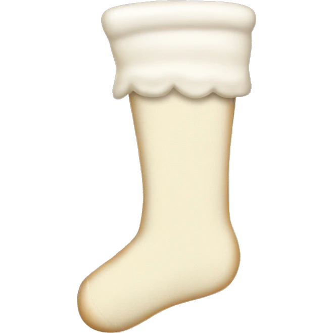 Cream stockings  emoji