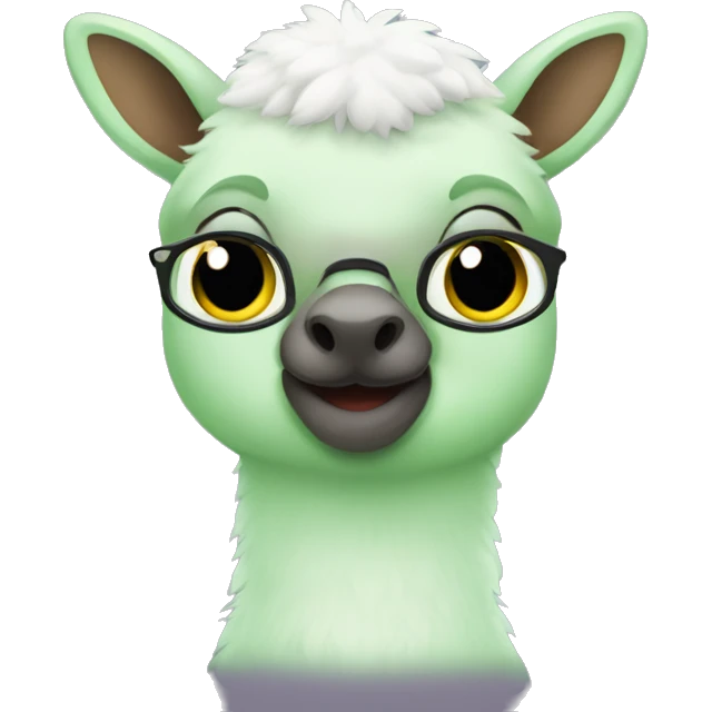 cria um emoji de olhinho verde emoji