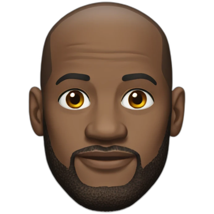 bald lebron james emoji