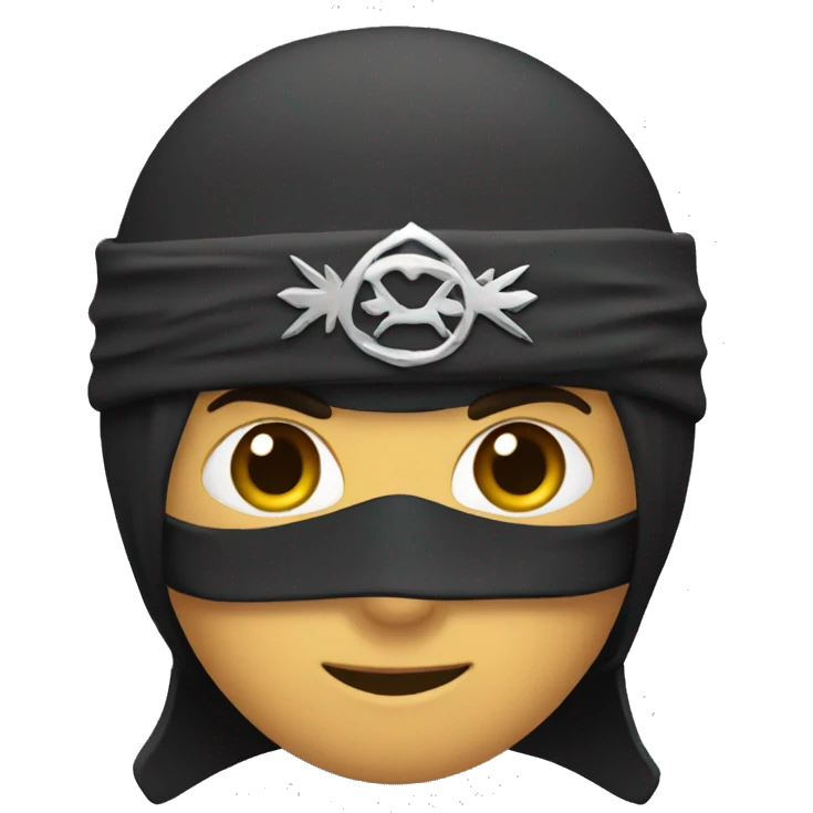 Ninja whith crown emoji