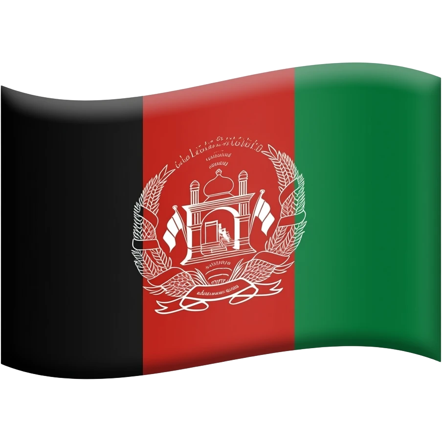 Flag of Afghanistan emoji