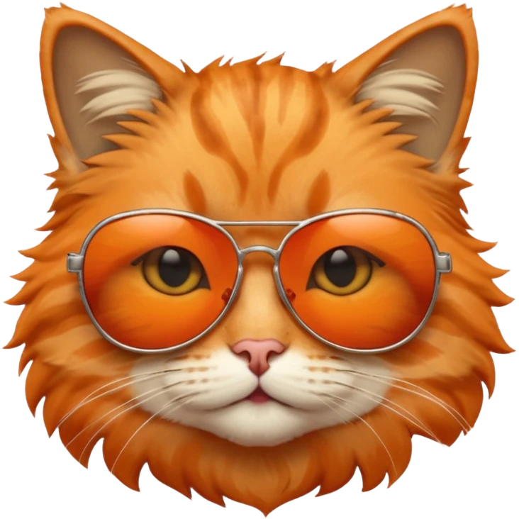 Cat wearing sunglasses emoji