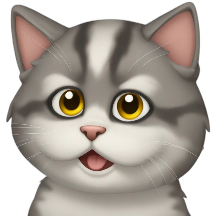 Mewing emoji