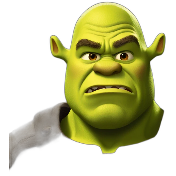 shrek angry emoji