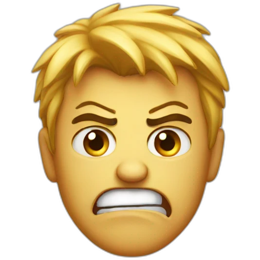 angry face emoji