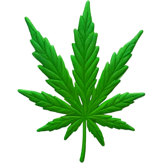 Marijuana leaf laughing  emoji