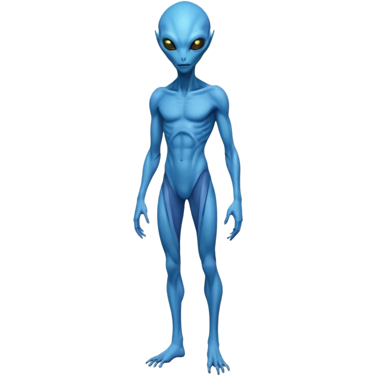 fullbody alien hybrid Essassani emoji