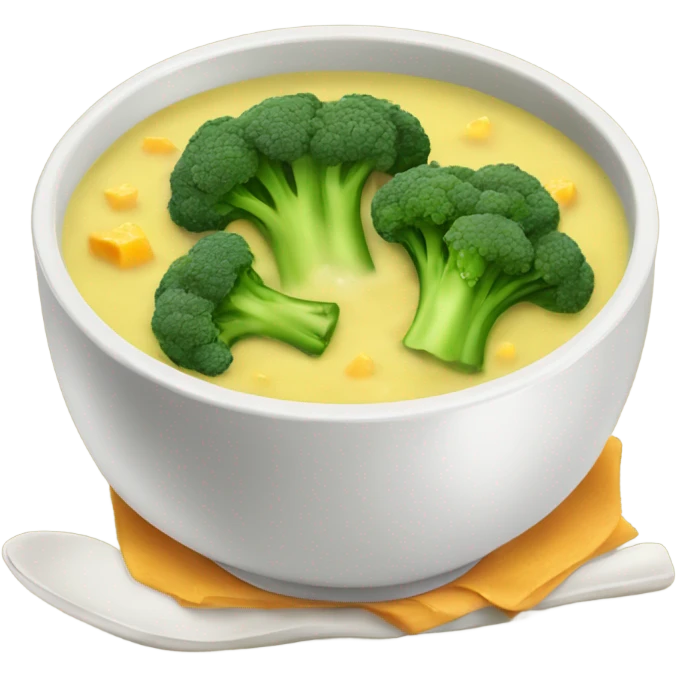 broccoli cheddar soup emoji