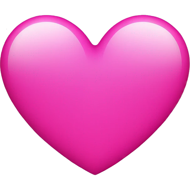 a bright pink heart emoji