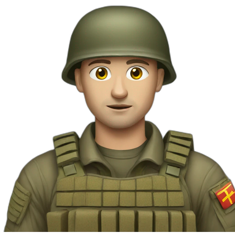 ukrainian soldier emoji