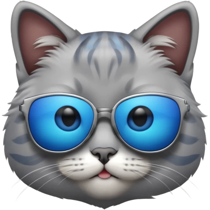 Cat wearing sunglasses emoji