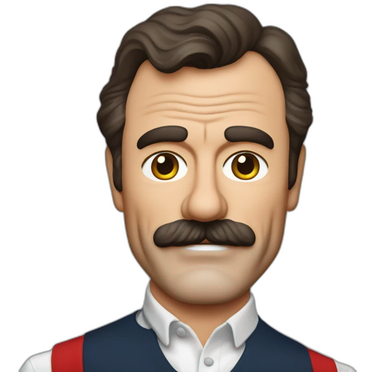 tom selleck with red handkerchief over the forefront emoji
