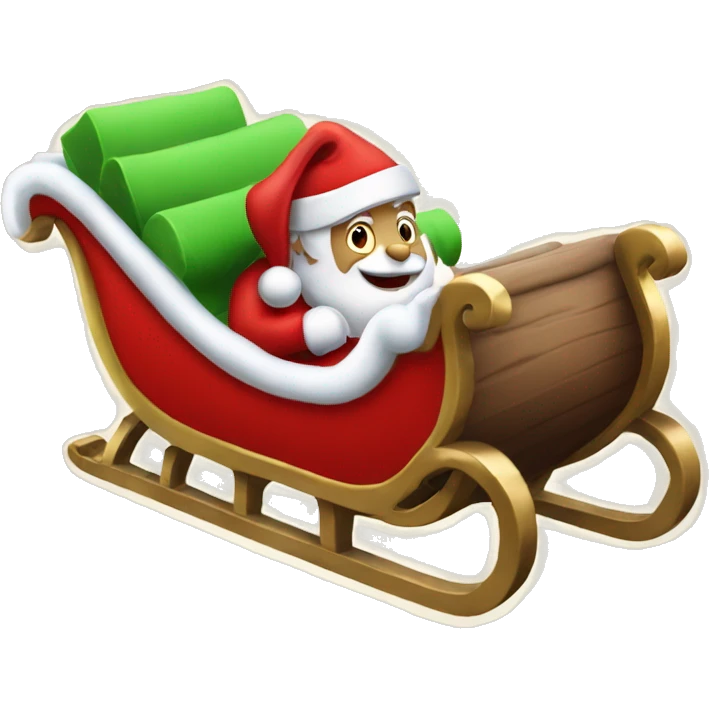 Santa’s sleigh  emoji