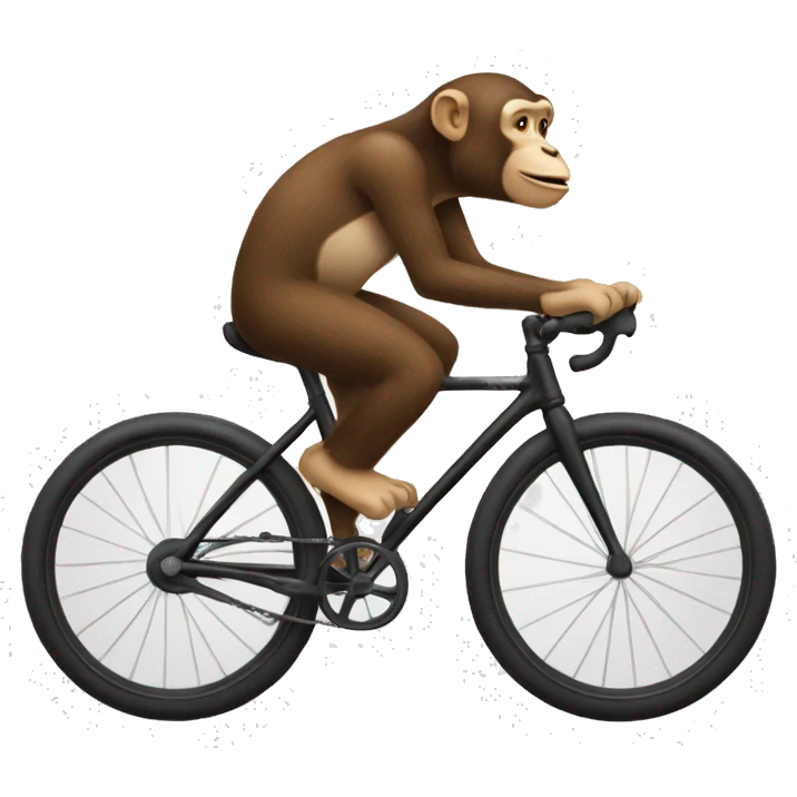 Un singe qui fais du velo emoji