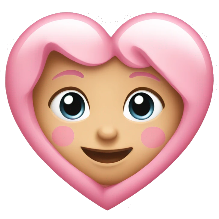baby pink heart emoji