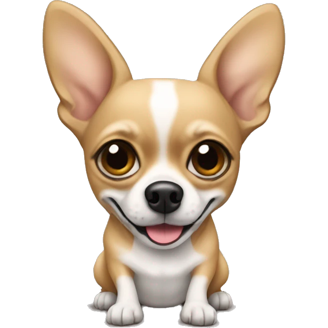 chihuahua qui joue de la trompette emoji
