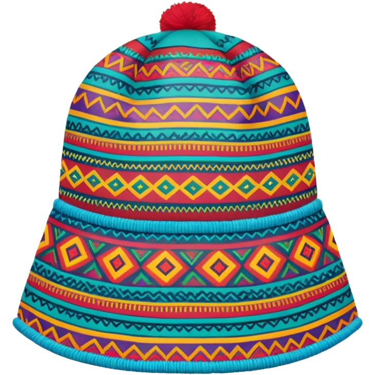 peruvian coya hat with earflaps emoji