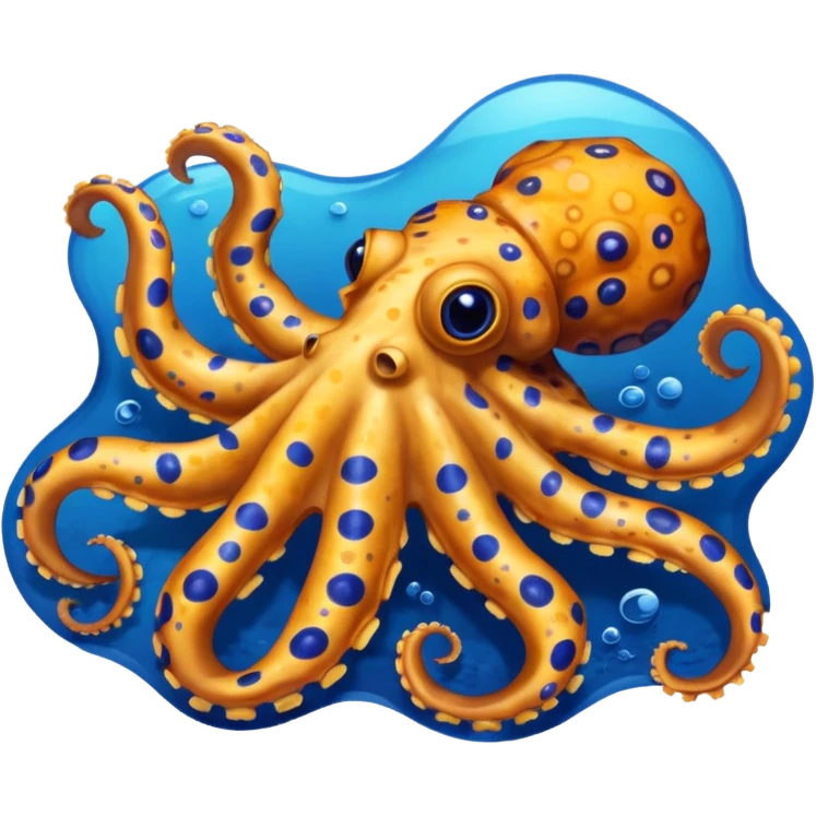 Blue ringed octopus emoji