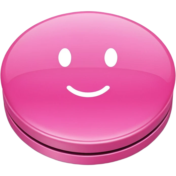 pink press button emoji