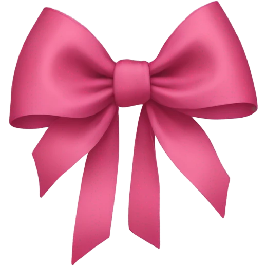 Hair bow emoji