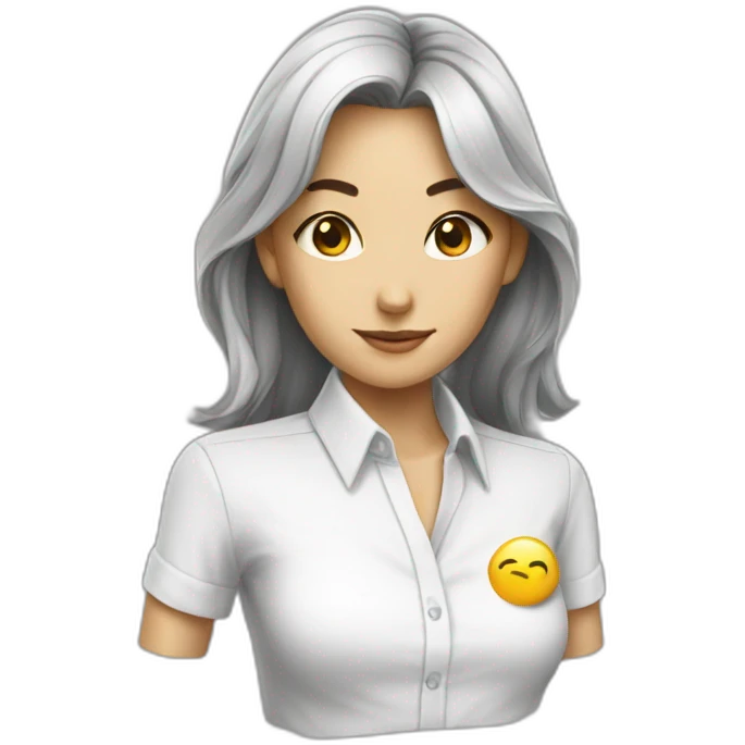 shirt nip lady emoji