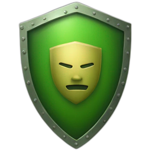 green shield emoji