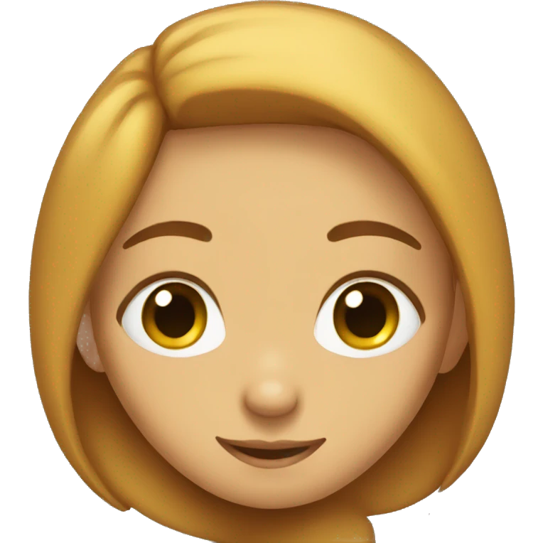 Cute shy girl  emoji