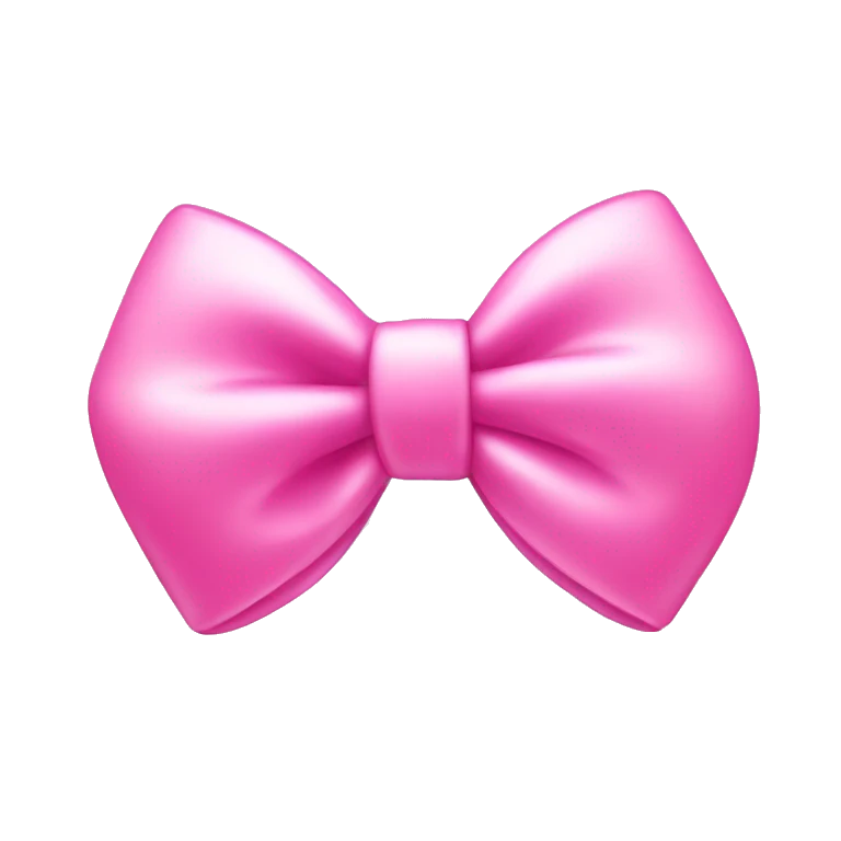 hello kitty pink bow emoji
