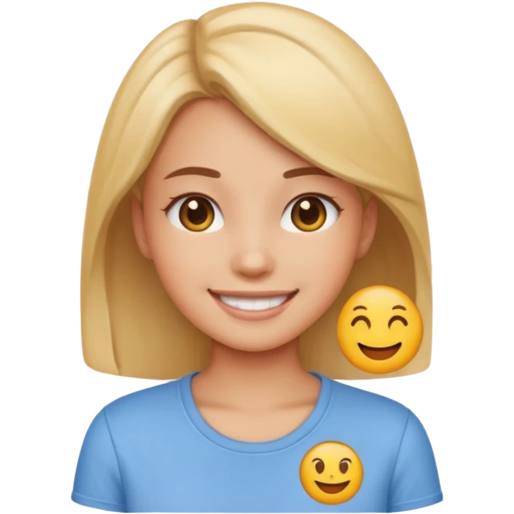 Naked but wearing shirt emoji girl emoji