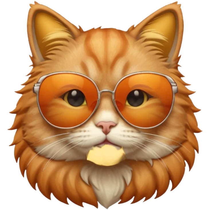 Cat wearing sunglasses emoji