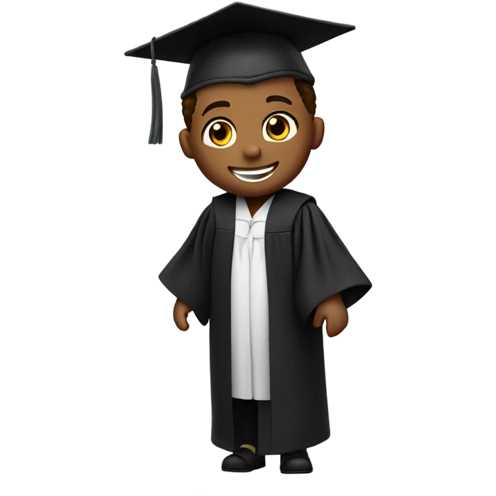 Graduation boy emoji