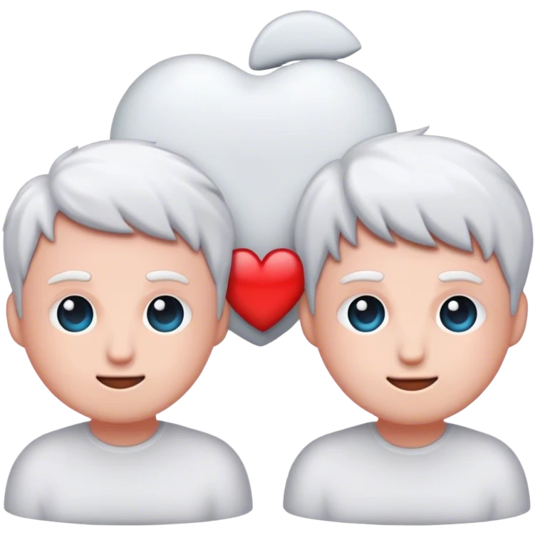 White friends emoji