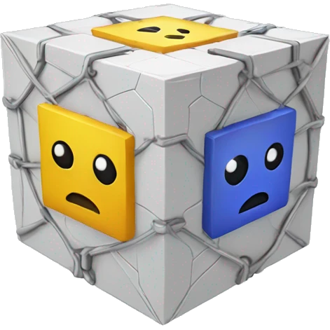 blockchain cube emoji