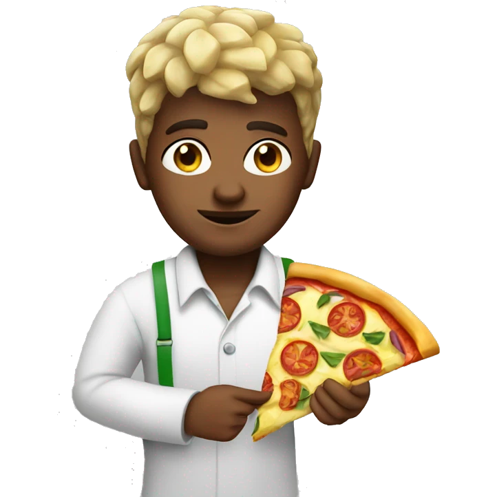 Italian with pineapple pizza emoji