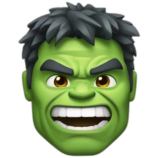 happy hulk emoji