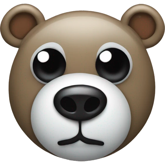 mr bean rag bear with one eye as button emoji