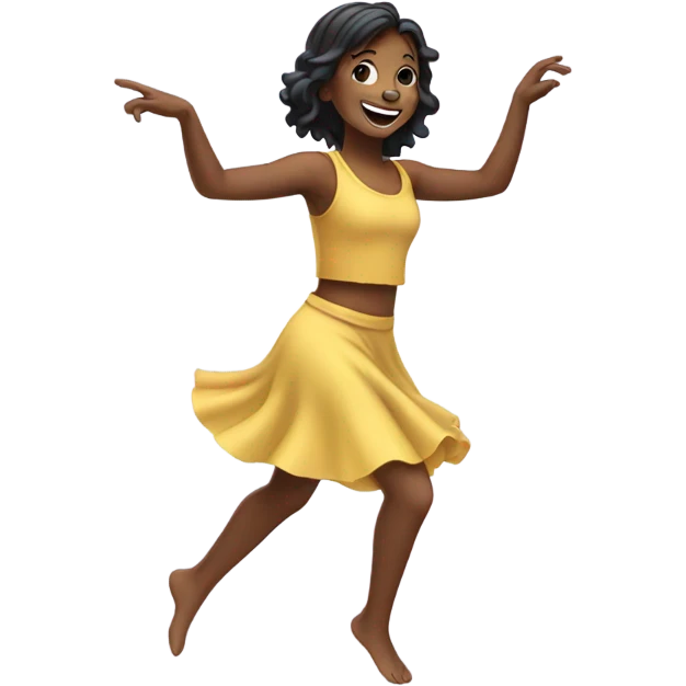Girl dancing emoji