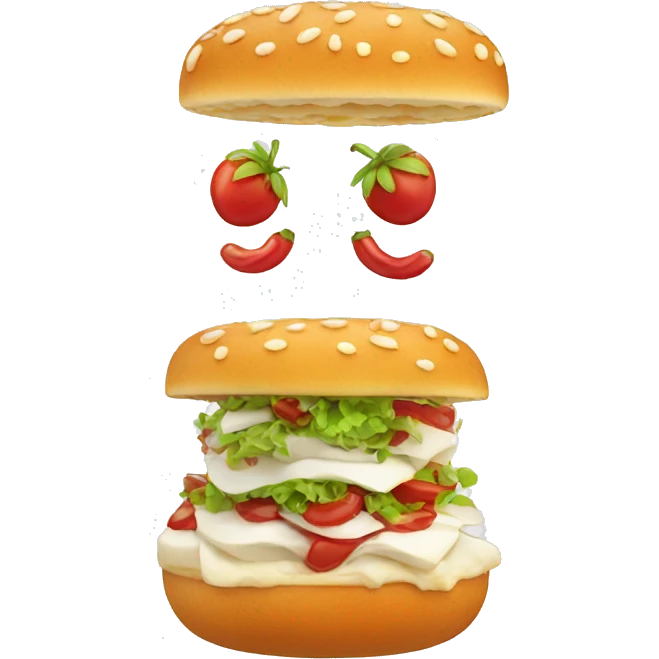 delicious food on white emoji