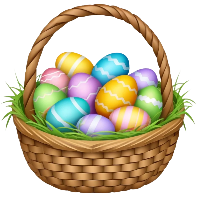 Easter basket emoji
