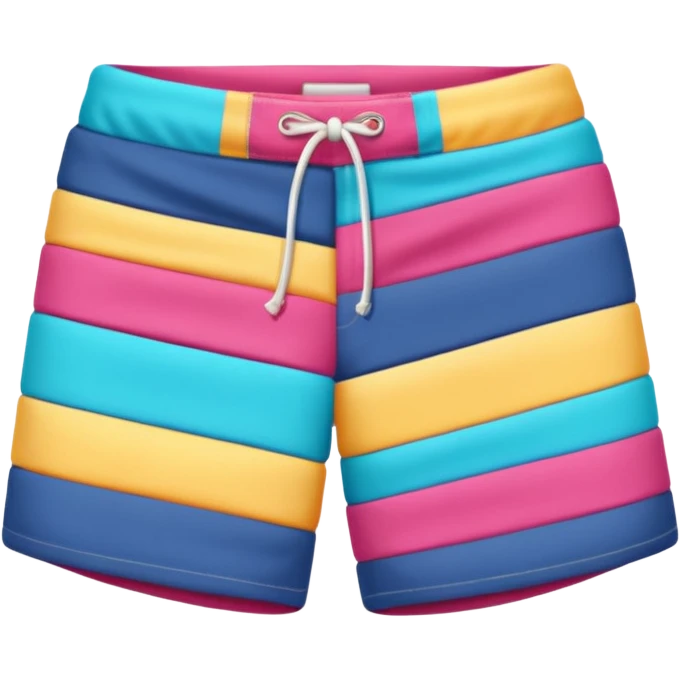 beach clothes folded,  emoji