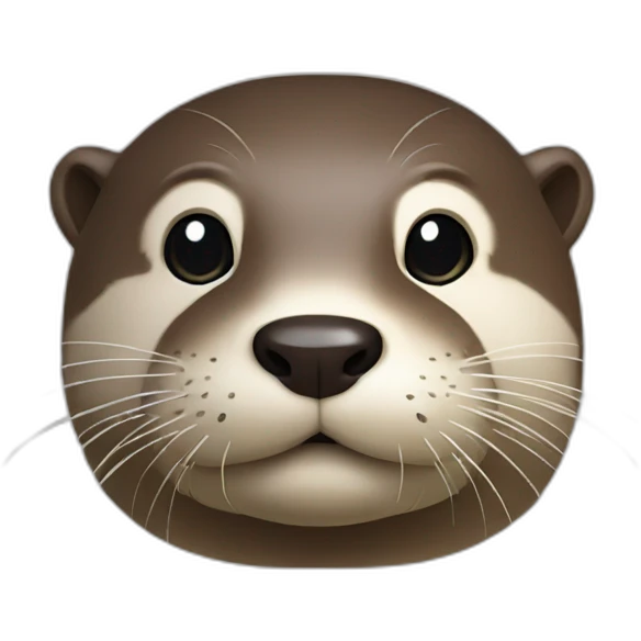 otter head emoji