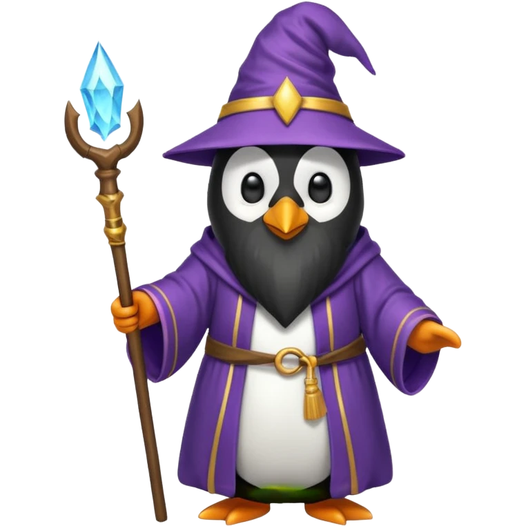 penguin wizard emoji